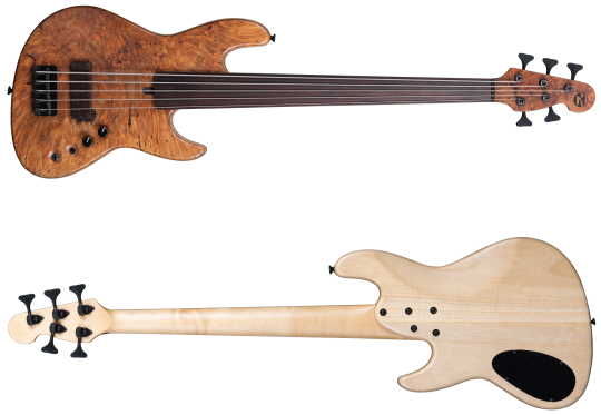 Maruszczyk Instruments Elwood L 5p Amboina Fretless